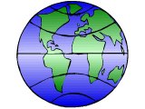 Stylized Globe Map of the World